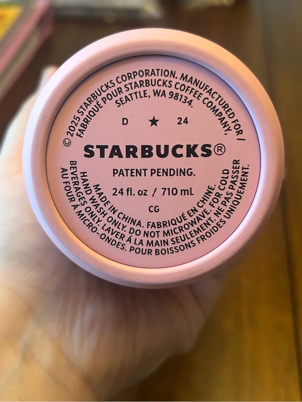 Starbucks Cherry Blossom Pink Matte Leak Proof Tumbler